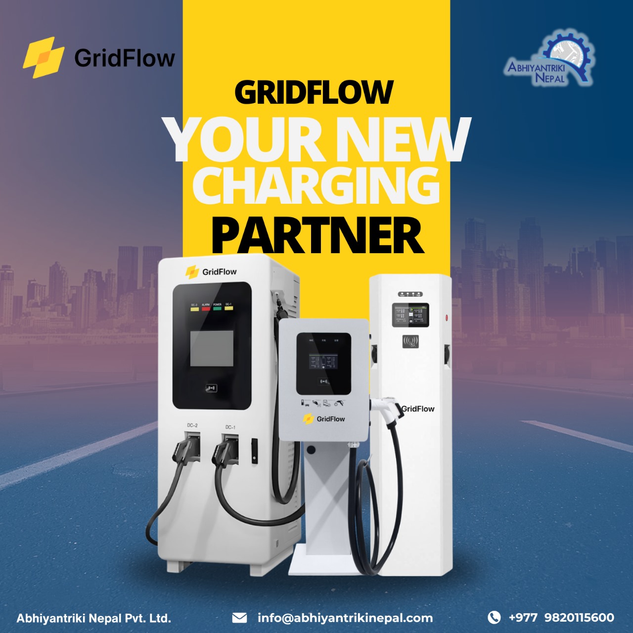 GridFlow EV chargers